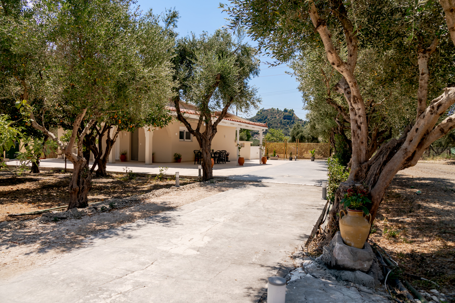 Private garden adjoining the residence